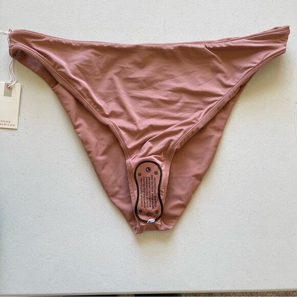 NWT Good American Ribbed Bikini Swimsuit Bottoms Plus size BBW Curvy - Picture 3 of 6